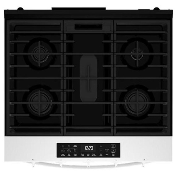 Whirlpool® 30-inch Gas Range with Air Cooking Technology WSGS5030SW