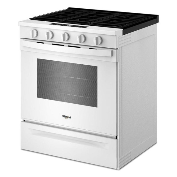 Whirlpool® 30-inch Gas Range with Air Cooking Technology WSGS5030SW