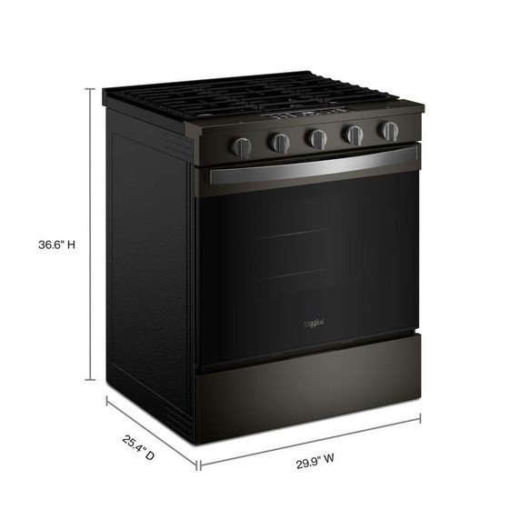 Whirlpool® 30-inch Gas Range with Air Cooking Technology WSGS5030SV