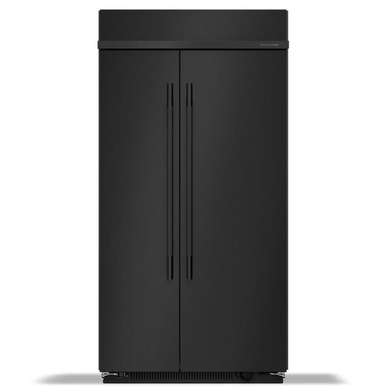 Kitchenaid® 25.5 Cu. Ft. 42" Built-In Side-by-Side Refrigerator with Platinum Interior KBSN742SBE Kitchenaid® 25.5 Cu. Ft. 42" Built-In Side-by-Side Refrigerator with Platinum Interior KBSN742SBE