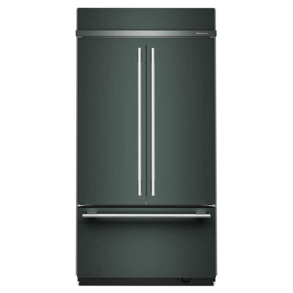Kitchenaid® 24.2 Cu. Ft. 42" Built-In French Door Bottom Mount Refrigerator with Platinum Interior KBFN542SJP