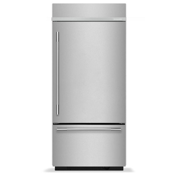 Kitchenaid® 20.8 Cu. Ft. 36" Built-In Bottom Mount Refrigerator with Platinum Interior KBBL336SPS Kitchenaid® 20.8 Cu. Ft. 36" Built-In Bottom Mount Refrigerator with Platinum Interior KBBL336SPS