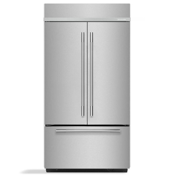 Kitchenaid® 24.2 Cu. Ft. 42"" Built-In French Door Bottom Mount Refrigerator with Platinum Interior KBFN542SPS Kitchenaid® 24.2 Cu. Ft. 42"" Built-In French Door Bottom Mount Refrigerator with Platinum Interior KBFN542SPS