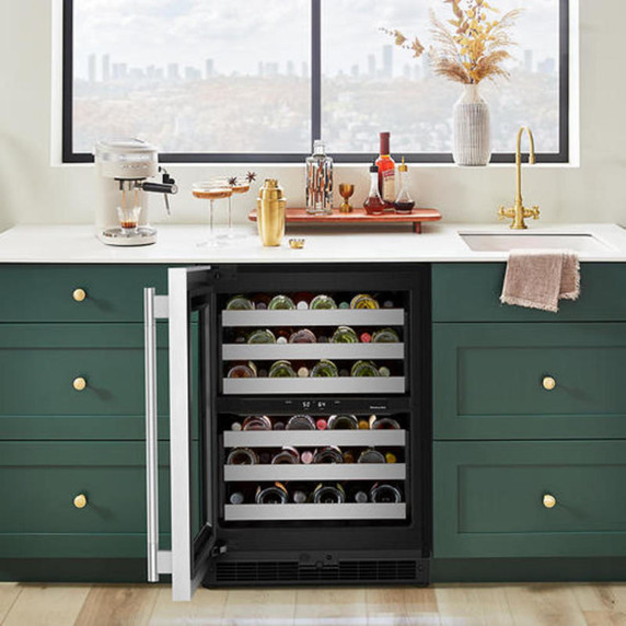 Kitchenaid® 24" Panel-Ready Undercounter Wine Cellar KUWL324SPA