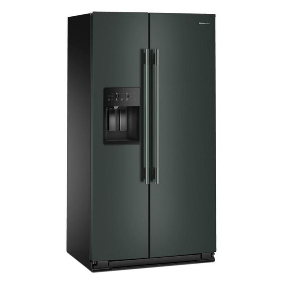 Kitchenaid® 20.8 Cu. Ft. Counter-Depth Side-by-Side Refrigerator with Exterior Ice and Water Dispenser in Junipe KRSC536RJP