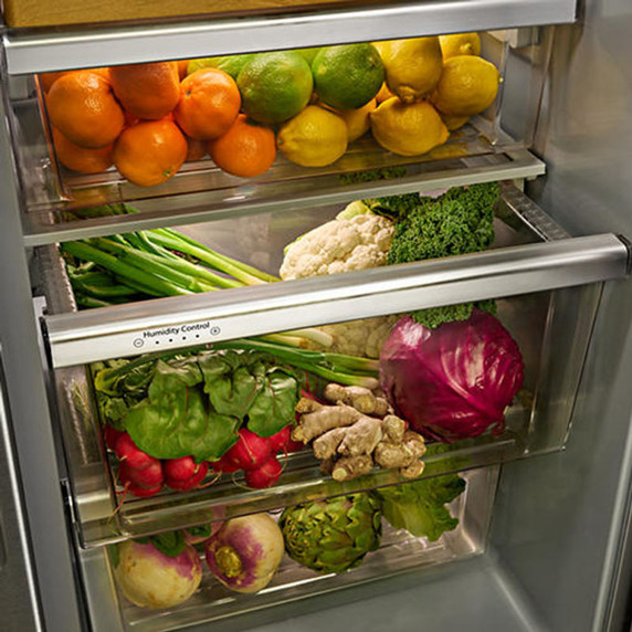 Kitchenaid® 20.8 Cu. Ft. Counter-Depth Side-by-Side Refrigerator with Exterior Ice and Water Dispenser in Junipe KRSC536RJP