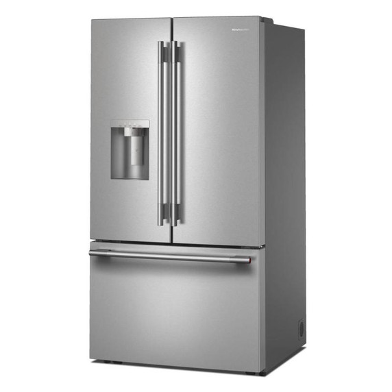 Kitchenaid® 30 cu. ft. French Door Refrigerator with Exterior Water and Ice KRFF436SPS