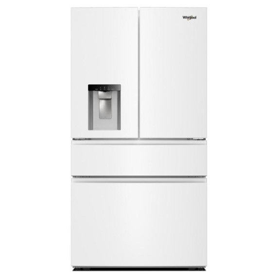 Whirlpool® 29 Cu. Ft. Family-Sized Capacity French door refrigerator with Flexible Temperature Drawer WRMF3536SW