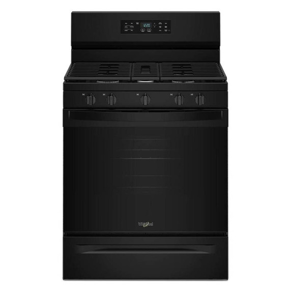 Whirlpool® 30-inch Gas Range with Air Cooking Technology and Steam Clean WFGS4530SB