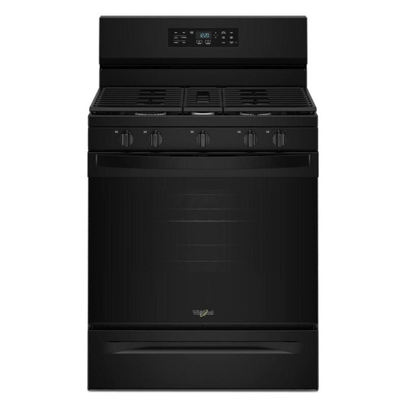Whirlpool® 30-inch Gas Range with Air Cooking Technology and Steam Clean WFGS4530SB