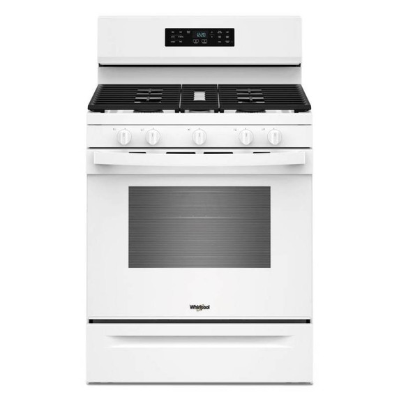 Whirlpool® 30-inch Gas Range with Air Cooking Technology and Steam Clean WFGS4530SW