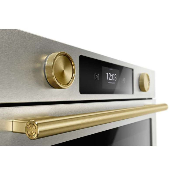 Kitchenaid® 30-inch Smart Electric Single Wall Oven with Assisted Cooking Modes - PrintShield™ Finish KOES730SPS