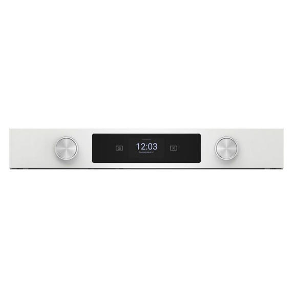 Kitchenaid® 30-inch Smart Electric Single Wall Oven with Assisted Cooking Modes - White KOES730SWH