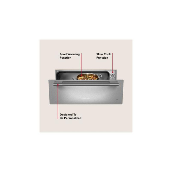 Kitchenaid® 30" Slow Cook Warming Drawer KWES730SPS