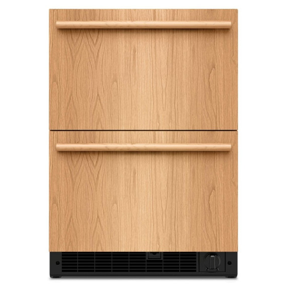 Kitchenaid® 24" Panel-Ready Undercounter Double-Drawer Refrigerator/Freezer KUCT524SPA