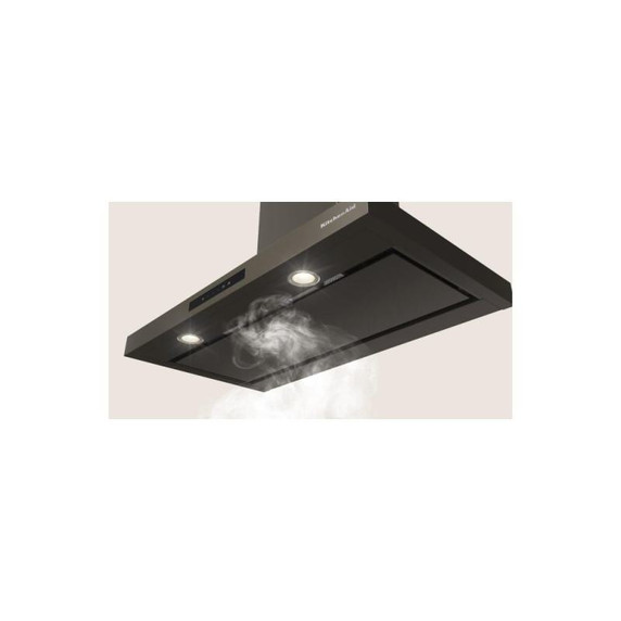 KitchenAid® 36-inch Wall-Mount, 4-Speed Canopy Hood KVWC736SBE