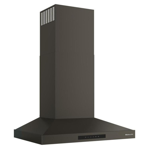 KitchenAid® 30-inch Wall-Mount, 4-Speed Canopy Hood KVWC730SBE