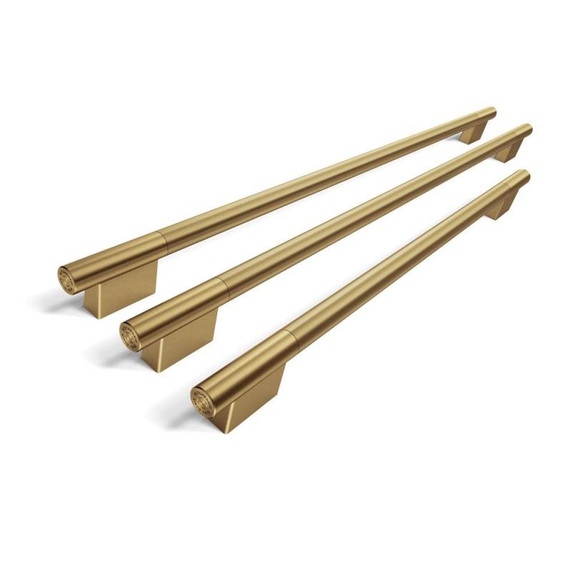 Brass Handle Hardware Accessory Kit for KitchenAid® 36" Built-In French Door Refrigerator W11777179
