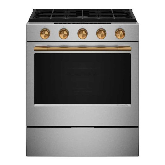 Bronze Handle and Knob Hardware Accessory Kit for KitchenAid® Slide-In Convection Gas Range W11773967