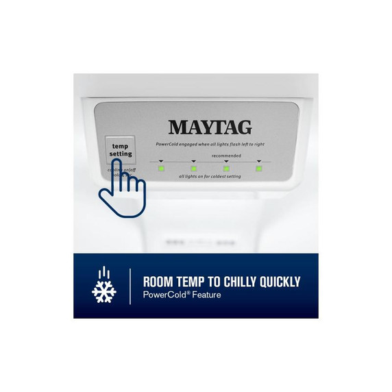 Maytag® 30-Inch Wide Top-Freezer Refrigerator with Garage Mode - 19 Cu. Ft. MRTX5119SZ