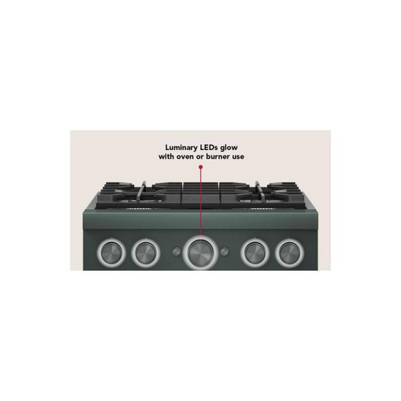 KitchenAid® 30-Inch 4 Burner Commercial-Style Dual Fuel Range with No Preheat Air Fry Mode KFDS930SJP