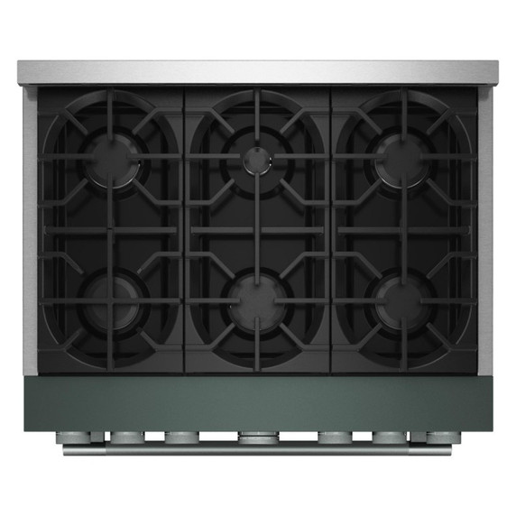 KitchenAid® 36-Inch 6 Burner Commercial-Style Gas Range with No Preheat Air Fry Mode KFGS936SJP