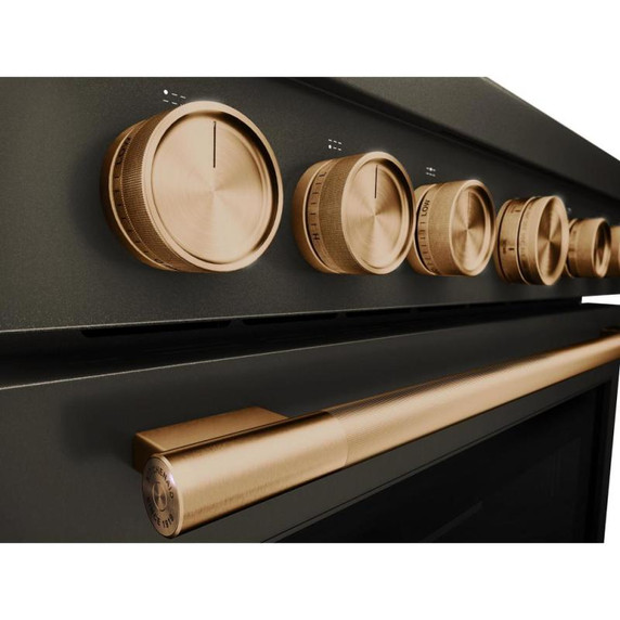 KitchenAid® 36-Inch 6 Burner Commercial-Style Dual Fuel Range with No Preheat Air Fry Mode KFDS936SBE