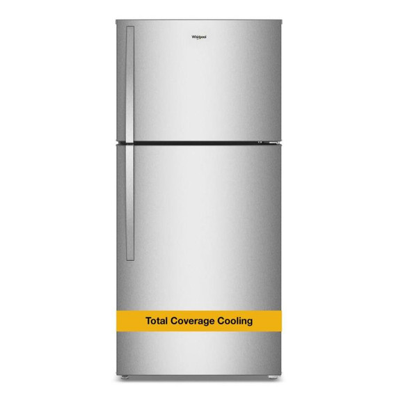 Whirlpool® 30-inch Wide Top Freezer Refrigerator with Total Coverage Cooling- 19 Cu. Ft. WRTX7419SZ