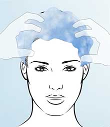 STEP 1: Wash your hair with THYMUSKIN® Shampoo