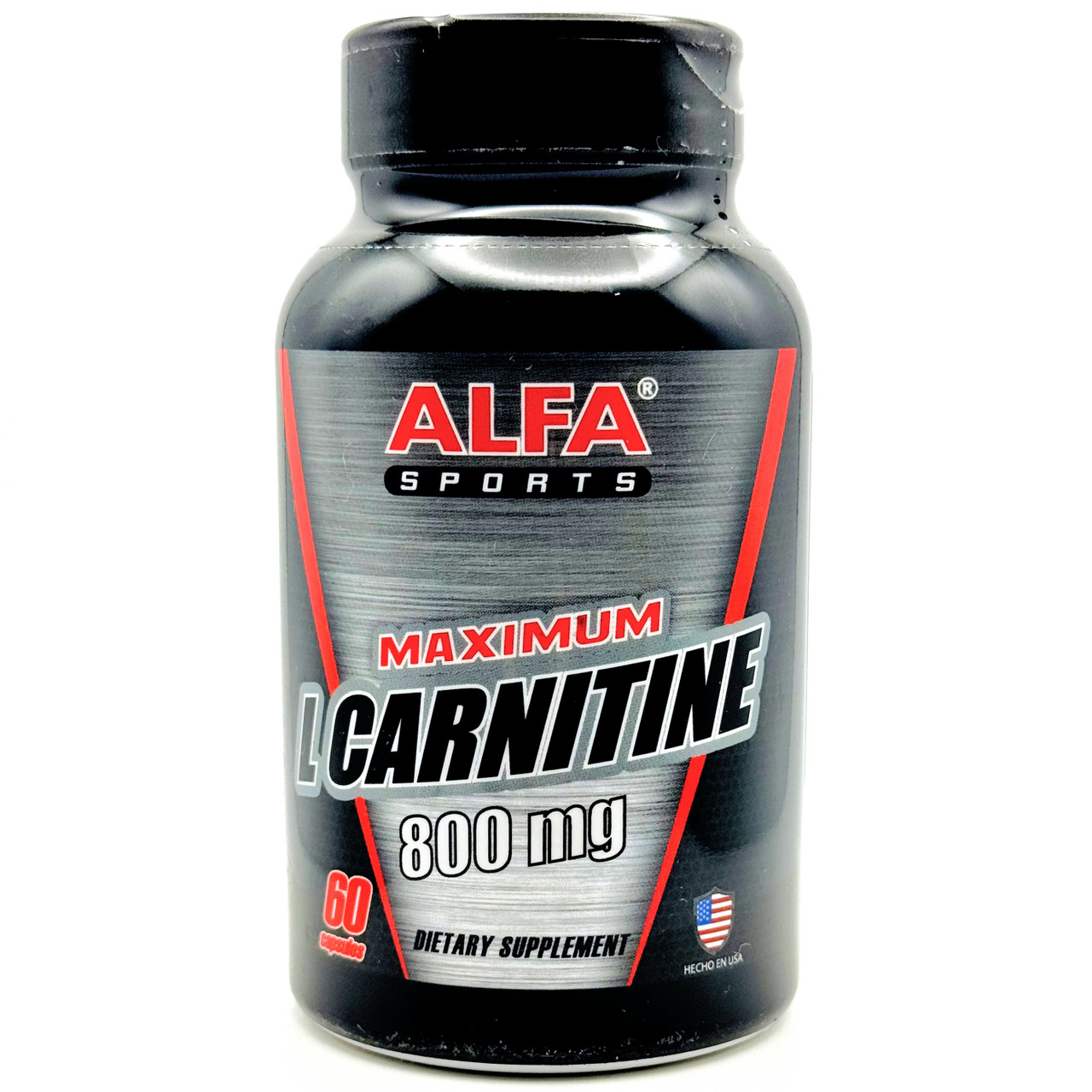 L Carnitina | Alfa Vitamins | 60 cápsulas