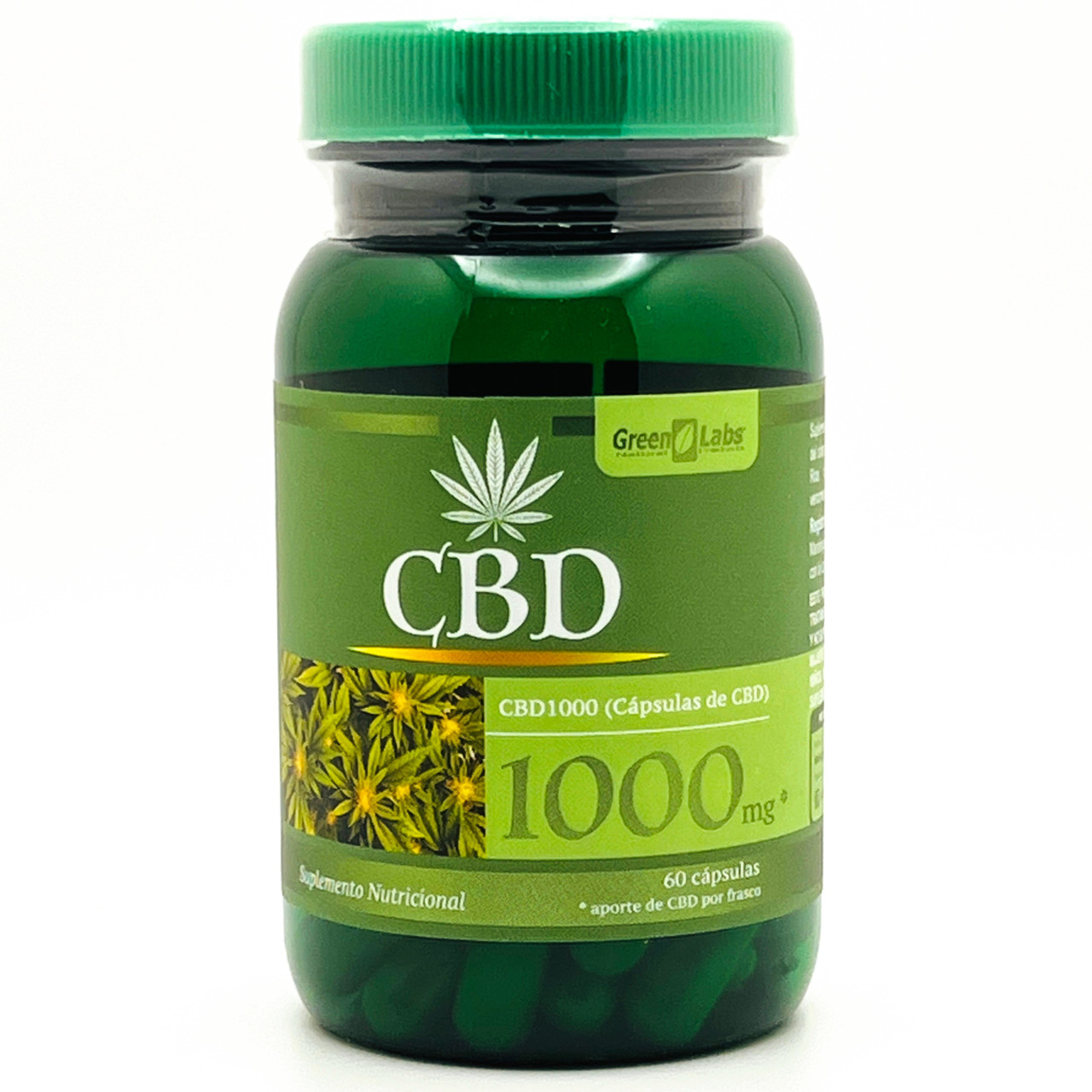 CBDWAX【20g】90% コロラド産 CBD 1000 mg | Green Labs | 60 Cápsulas - Macrobiótica Natura