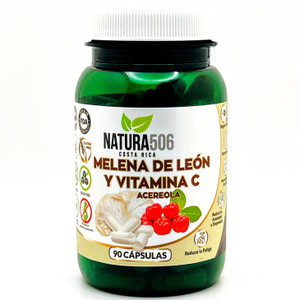 Melena de León y Vitamina C | Natura 506 | 90 Cápsulas