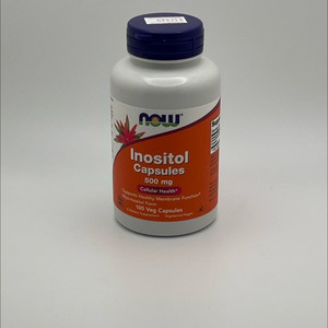 Inositol 500 mg | NOW |100 Capsulas
