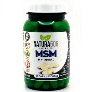 MSM + Vitamina C | Natura 506 | 90 Cápsulas