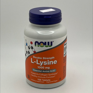 L Lisina 1000mg | NOW | 100 Tabletas