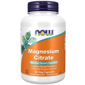 Citrato de Magnesio 400 mg | NOW | 120 Cápsulas