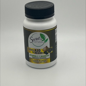 Extracto de Ajo negro | Secreto Natural | 90 Cápsulas