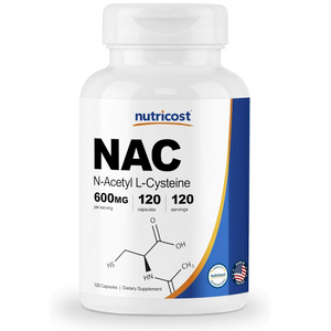 NAC 600 mg | Nutricost | 120 Cápsulas