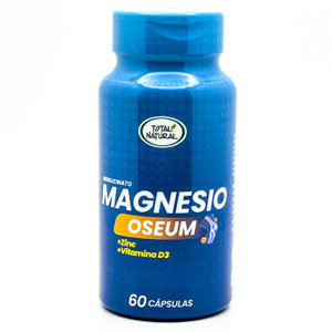 Bisglicinato Magnesio Oseum | Total Natural | 60 Cápsulas