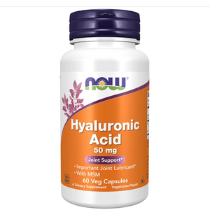 ÁCIDO Hialuronico 50 mg | Now | 60 cápsulas