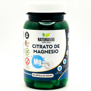 Citrato de Magnesio | Natura 506 | 90 Cápsulas