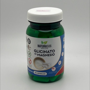 Glicinato de Magnesio 500 mg | Natura 506 | 90 Cápsulas