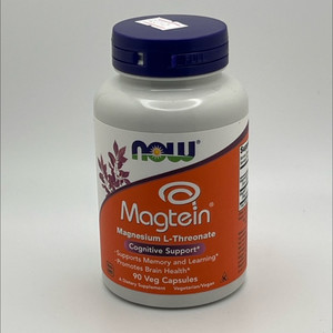 L Treonato de Magnesio Magtein | NOW | 90 Cápsulas