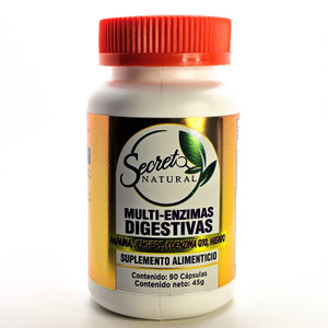 Multi Enzimas Digestivas | Secreto Natural | 90 Cápsulas