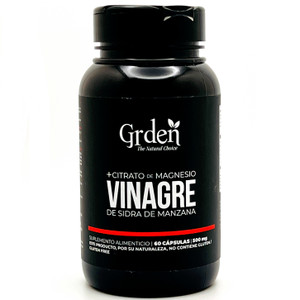 Vinagre de Manzana con Citrato Magnesio | Grden | 60 cápsulas