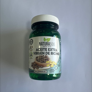 Aceite de ricino extra virgen | Natura 506 | 90 Cápsulas Aceite de ricino extra virgen | Natura 506 | 90 Cápsulas