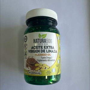 Cáp de Aceite de linaza extra virgen | Natura 506 | 90 Cápsulas Cáp de Aceite de linaza extra virgen | Natura 506 | 90 Cápsulas