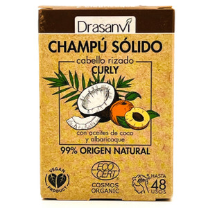 Champú solido cabello rizado | Drasanvi | 48 lavadas 80 g