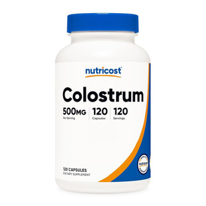 Calostro Bovino | Nutricost | 120 Cápsulas