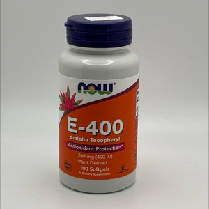 Vitamina E 400 | Now | 100 cápsulas